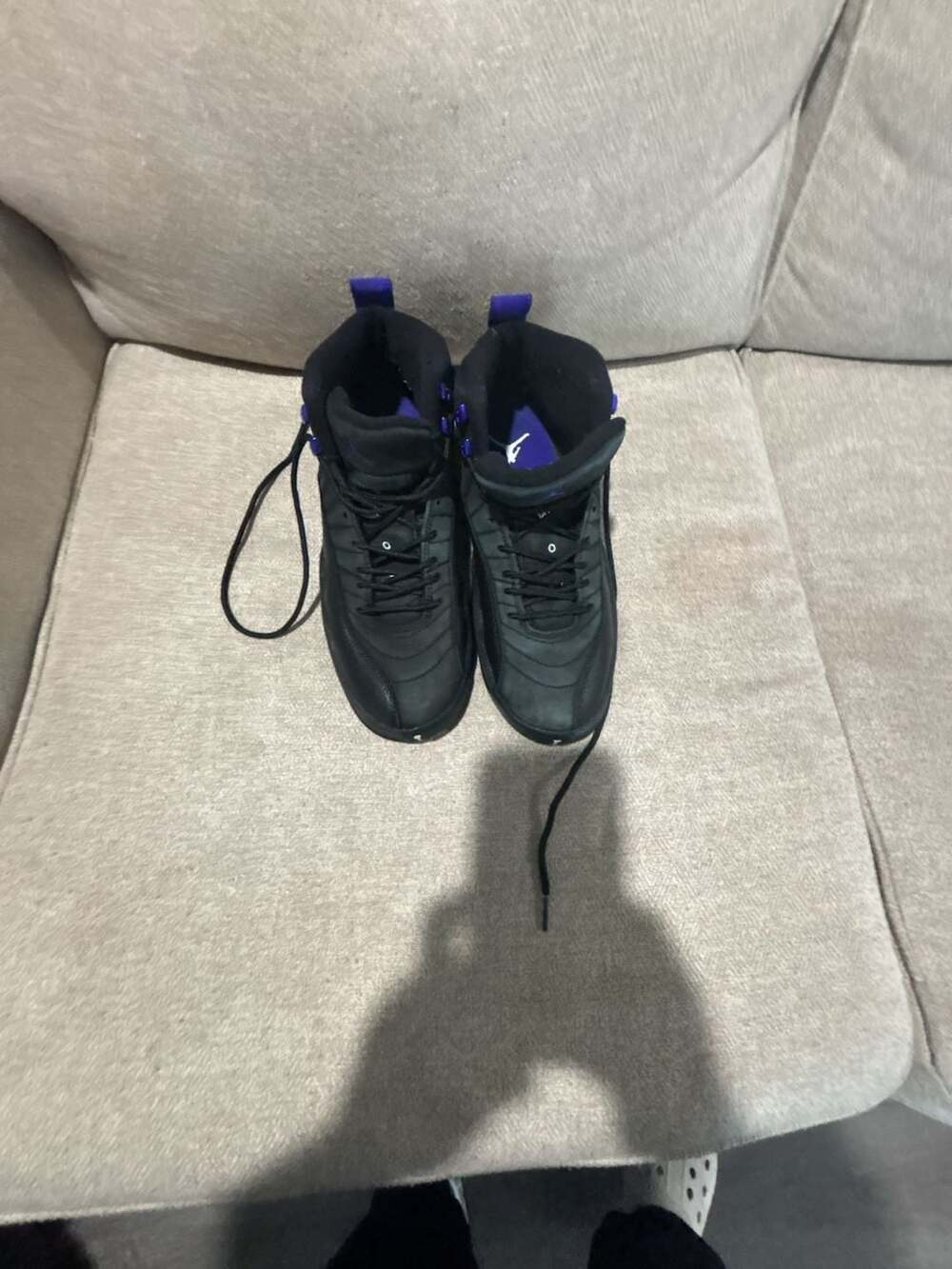 Jordan Air Jordan 12 Retro Size 9 Dark Concord Black